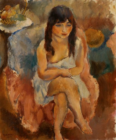 Seated Figure by Jules Pascin