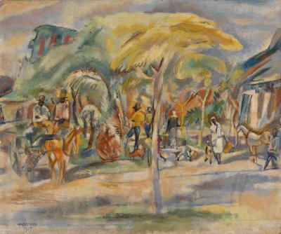 Southern Landscape, 1917 by Jules Pascin