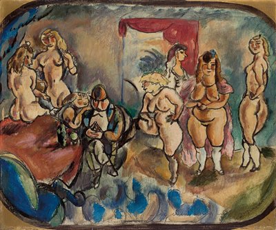 The Undecided Client by Jules Pascin