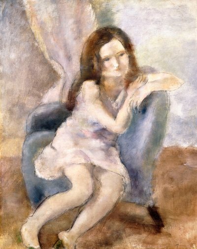 Woman Sitting by Jules Pascin