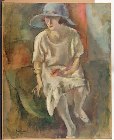 Woman in a Hat, c.1920 by Jules Pascin