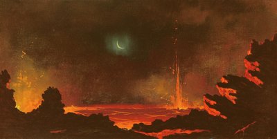 Volcano, Hawaii by Jules Tavernier