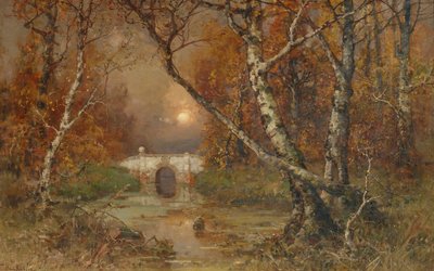 Neglected Park, 1883 by Juli Julievich Klever