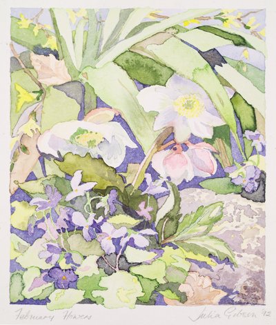 February Flowers by Julia Gibson