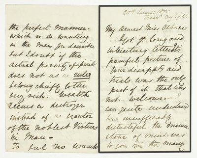 Autograph Letter by Julia Margaret Cameron