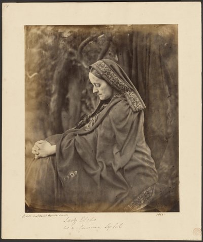 Lady Elcho as a Cumean Sybil by Julia Margaret Cameron