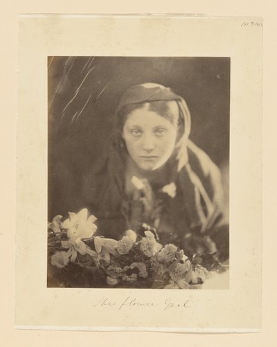 The Flower Girl by Julia Margaret Cameron