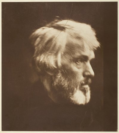 Thomas Carlyle, 1867, printed 1875 by Julia Margaret Cameron