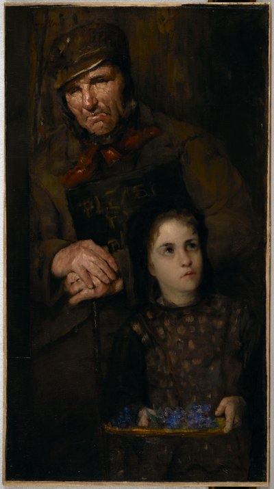 The Flower Seller by Julian Alden Weir
