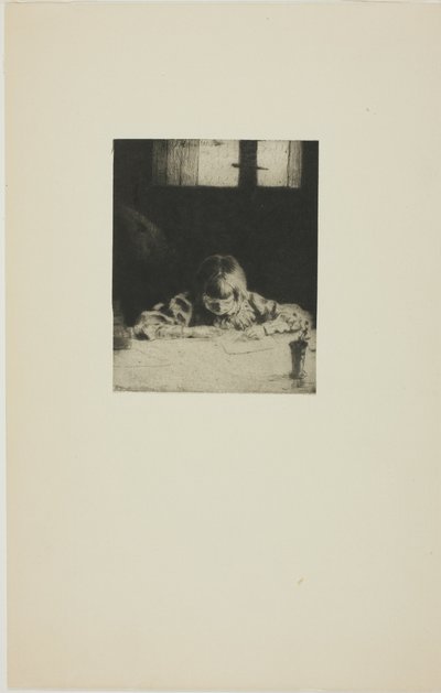 The Little Student by Julian Alden Weir