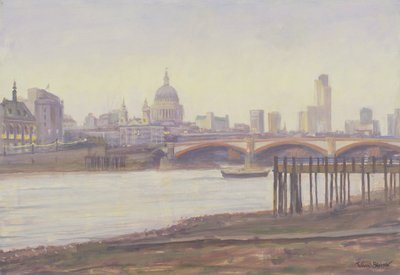 Bankside - Dusk by Julian Barrow