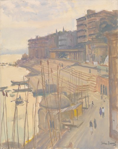 The Ganges at Varanasi by Julian Barrow