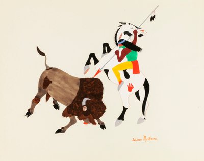 Buffalo Hunter, ca. 1920-1925 by Julian Martinez