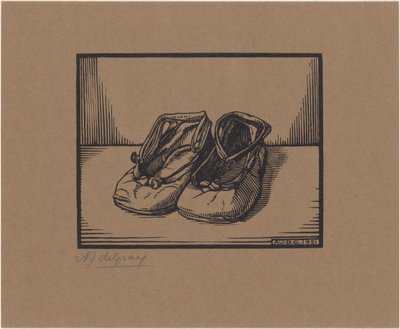 Pair of Shoes by Julie de Graag (signed by artist)