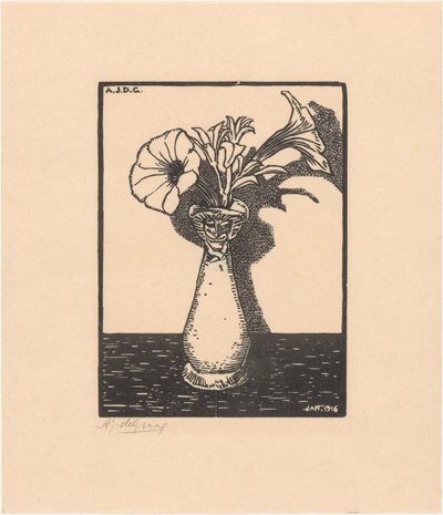Vase with Flowers by Julie de Graag (signed by artist)