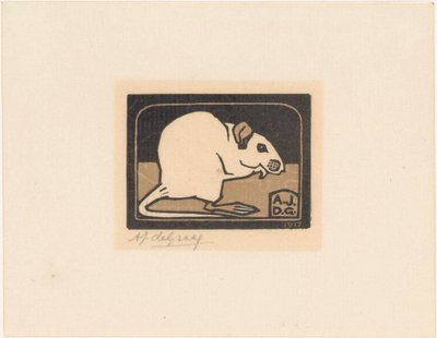 Sitting Mouse by Julie de Graag (signed by artist)
