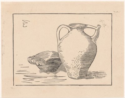 Still Life with Jug and Ashtray by Julie de Graag