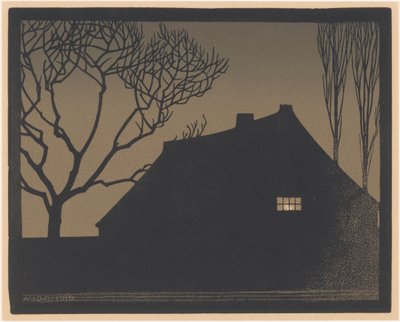 Winter Evening by Julie de Graag