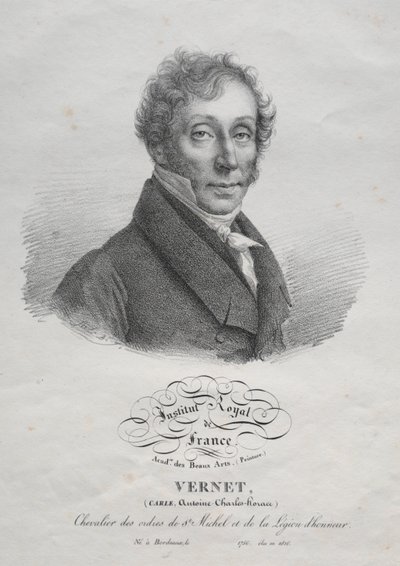 Carl Vernet by Julien Leopold Boilly