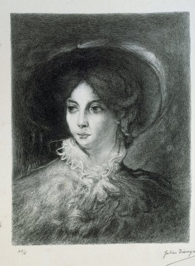 Portrait of George Sand by Julien Tinayre