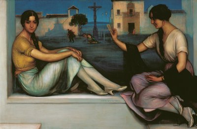 Fortune-telling by Julio Romero de Torres