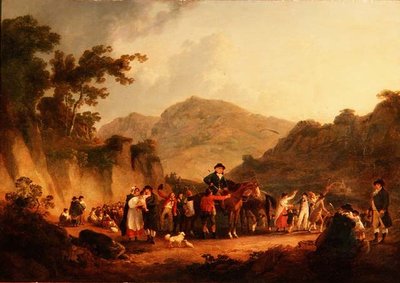 The Opening of a Mine, Eskdale by Julius Caesar Ibbetson