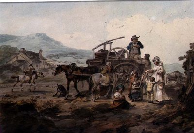 The Travelling Salesman by Julius Caesar Ibbetson