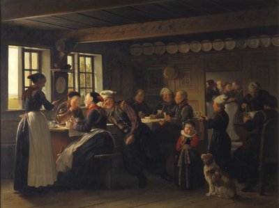 Episode of a Feast on Amager by Julius Exner