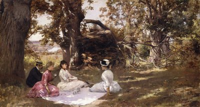 Picnic Under the Trees by Julius Leblanc Stewart