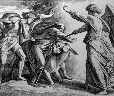 Balaam and the Angel by Julius Schnorr von Carolsfeld