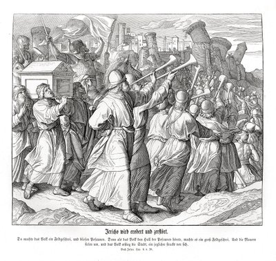 Fall of Jericho, Joshua by Julius Schnorr von Carolsfeld