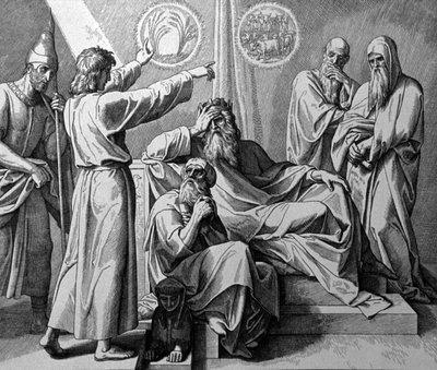 Joseph and Pharaoh by Julius Schnorr von Carolsfeld