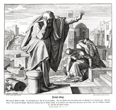 Lamentations by Julius Schnorr von Carolsfeld