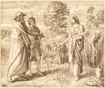 Ruth and Boaz by Julius Schnorr von Carolsfeld