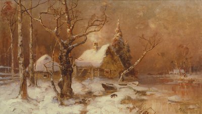 Winter Landscape by Julius Sergius von Klever