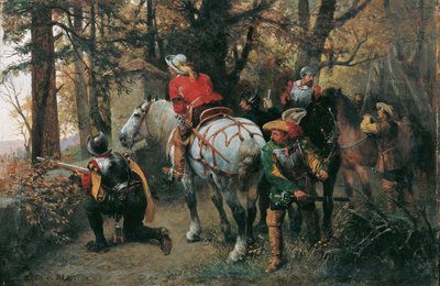 Enemy Reconnaissance by Julius von Blaas d. Ä.