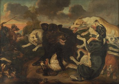 A Boar Hunt by Juriaen Jacobsz.