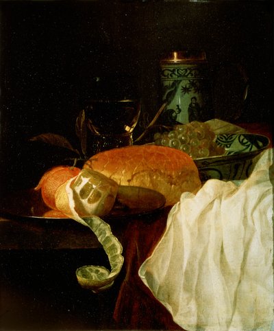 Fruit, Bread and Wine by Juriaen van Streeck