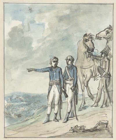 The Generals Napoleon and Berthier by Jurriaan Andriessen
