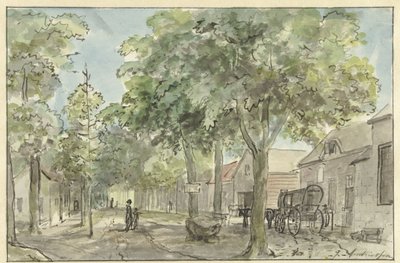 Village Street in Lage Vuursche by Jurriaan Andriessen