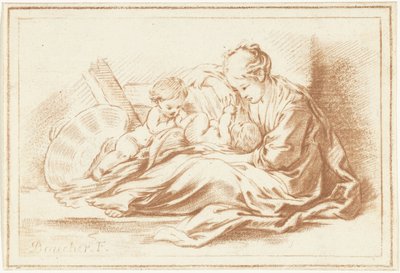 Mother and Two Children by Jurriaan Cootwijck