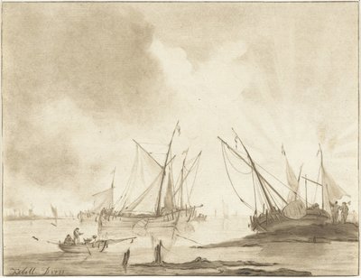 River Landscape by Jurriaan Cootwijck