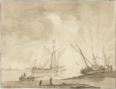 River Landscape by Jurriaan Cootwijck