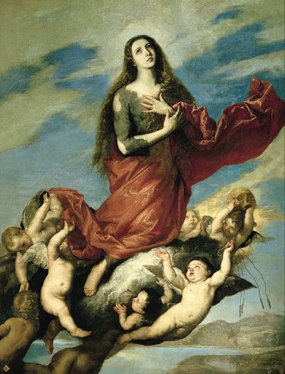 Assumption of the Magdalene by Jusepe de Ribera