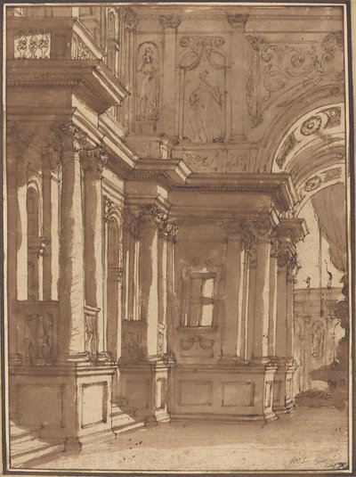 Interior of a Palace by Juste François Boucher