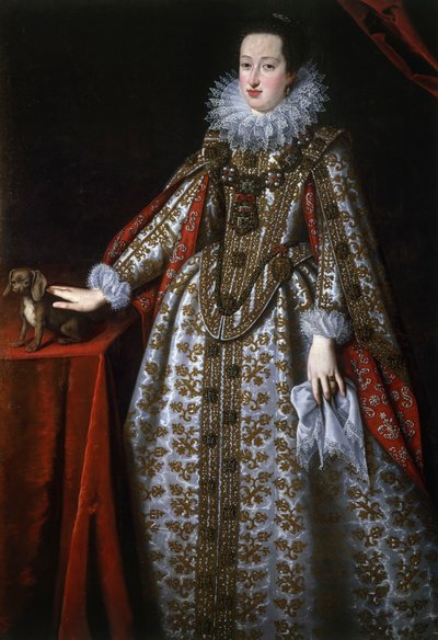 Portrait of Eleonora Gonzaga (1598-1655) by Justus Sustermans