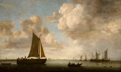 Distant View of the Dutch Coast by Justus Verwer