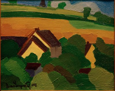 Landscape by József Nemes Lampérth