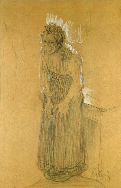 Laughing Woman by Käthe Kollwitz