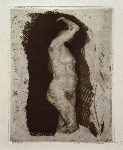 Standing Female Nude by Käthe Kollwitz